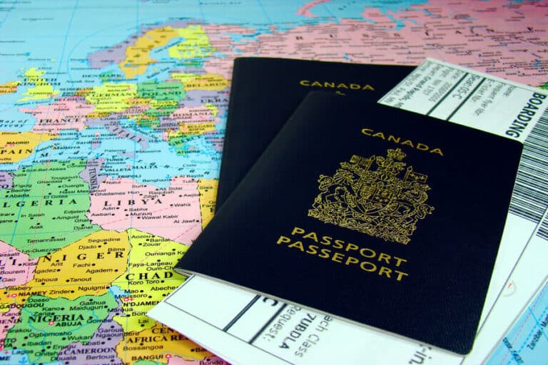 Canadian Passports on Table - Canadian Citizenship