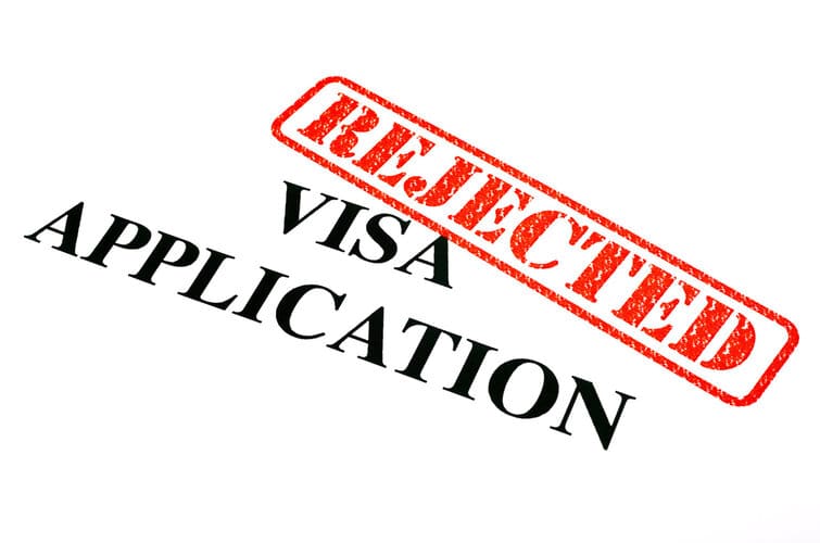 Rejected visa application stamp | Authorization to return to Canada
