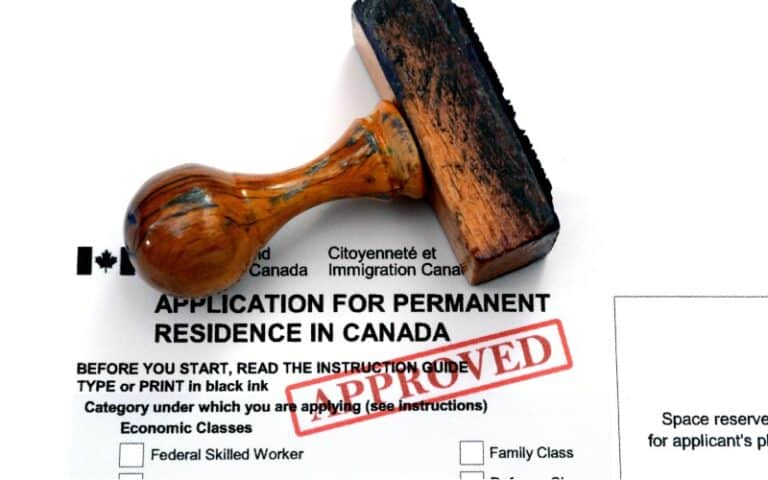 Immigration Canada approved